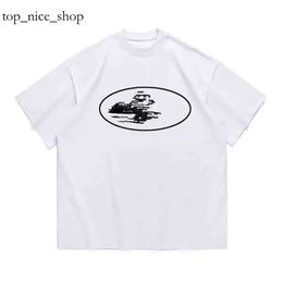 Cortieze Tracksuit Mens T-Shirt Cortieze Designer T Shirt American Street Hip Hop Short Sleeve T-Shirt Mens Fashion Loose Corteizz Shirt 9337