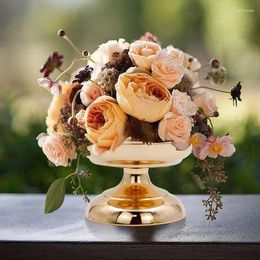 Vases Metal Flower Vase Table Centerpieces Candle Holders Anniversary Wedding Party Decoration Hanging Ornaments Accessories