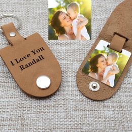 Party Favor Customized Po Gift Custom Keychain Personalized Couples Picture Keyring Wedding Anniversary For Him