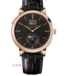 Alengey watch luxury designerClassic Full 18K Rose Gold Automatic Mechanical Watch Mens 384 031
