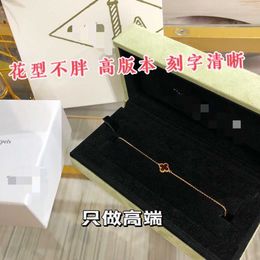 Designer's Van Mini Bracelet High end S925 Version Live Broadcast Customer Not Fat