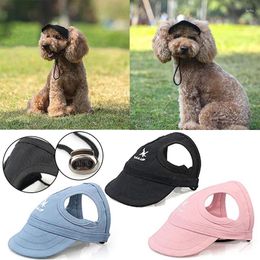 Dog Apparel Sun Hats Peaked Caps For Accessories Baseball Cute Sun-proof Outdoor Pet Supplies Puppy Cap Hat Chien