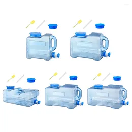Water Bottles Camping Container With Faucet Large Capacity Dispenser Carrier Versatile For Vehicle Car Outdoor