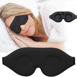 Sleep Masks 3D memory foam silk sleep facial mask soft eye mask comfortable 3D design face sleep facial mask breathable female eye mask G240529