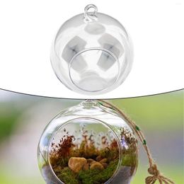 Vases Hanging Glass Ball Vase Succulent Plant Terrarium Container Flower Pots /For Christmas Wedding Home Decorations//