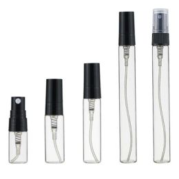 2ml 3ml 5ml 10ml Glass Mist Spray Bottle Refillable Perfume Bottles Empty Sample Vial Portable Travel Cosmetic Container Pvkjc 23 LL