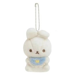 Rilakkuma Usausababy Bunny Plush Keychain Usa Baby Kawaii Cute Bag Keychains Anime Key Chain Keyring Girls Toys Small Gift 240531