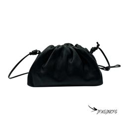 Luxury Bag Genuine Leather Botagevneta Baodie Home Black Mini Bag Single Shoulder Crossbody Bag