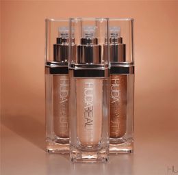 HudBeauty Cosmetics Highlighter Makeup Bronzer Concealer Liquid Foundation in 3 Shades Coutour fond de teint Highlight maquillaj6016321