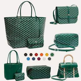 Bolsa de ombro bolsa bolsa de luxo bolsas de luxo de grande capacidade bolsas de designer coloridas sacos de letra dupla xadrez original Pattenrs clássico composto de bagwallet