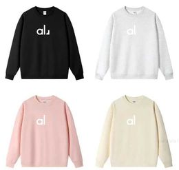 Al Women Yoga Outfit Perfectly Oversized Sweatshirts Sweater Loose Long Sleeve Short Sleeves Crop Top Fitness Workout Crew Neck Blouse Gym Ladies Womens Hoodi NZEC