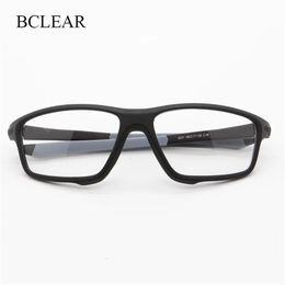 BCLEAR DESIGN Men Sport Glasses Frames TR90 Eyewear Outdoor Sports Rectangle Frame Myopia Prescription Cycling Eyeglasses 240111CJ