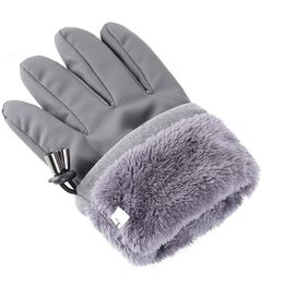 Five Fingers Gloves Men Warm Gloves Winter Windproof Finger Gloves Non-slip Sports Cycling Gloves Outdoor Touch Screen Full Finger Gloves 230906CJ