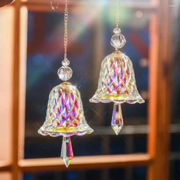 Decorative Figurines Glass Wind Chimes Clear Rainbow Crystal Window Pendants Simplicity Household Sun Catcher Christmas Decorations