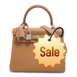 Top Ladies Designer Koalliy Bag 25 2way Hand shoulder bag Inside stitched leather Gold STUK