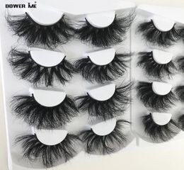 Pair Mink Eyelashes 30mm Fluffy Lashes Messy Long False Thick Fake Whole Dramatic Eyelash In Bulk4362167