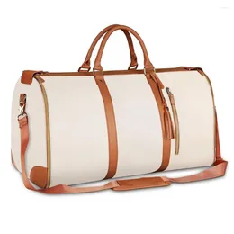 Storage Bags Wrinkle-resistant Luggage Bag Duffel Capacity Waterproof Travel With Internal Straps Detachable Garment For Organising
