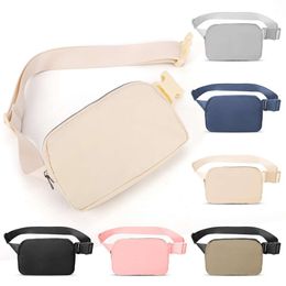 Mini Gray Fanny Pack Crossbody Bags for Women and Men, Waterproof Belt Bag with Adjustable Strap for Traveling Running Hiking Cycling.