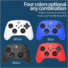 Game Controllers & Joysticks Sile Protective Case Anti-Slip Handle Er Shell Controller Skin For Xbox Series X S Gamepad Accessories Dr Otycq