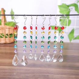 Decorative Figurines 1PCS Handmade Crystal Sun Catchers Chandelier Crystals Ball Prism Pendant Rainbow Maker Hanging Chakra Suncatcher