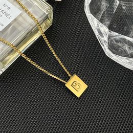 Designer Celins necklace fashion Jewellery for lovers new chain female letter versatile couple 5OHH