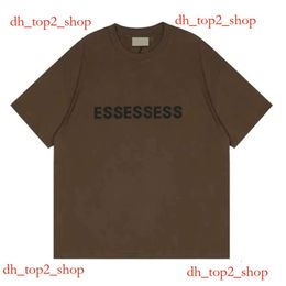 essentals T Shirt Designer Men's essentialsclothing Tshirts Classic Basic Embroidered Badge Round Neck Tshirt Designer essentialsweats T-Shirt Shorts 60a6