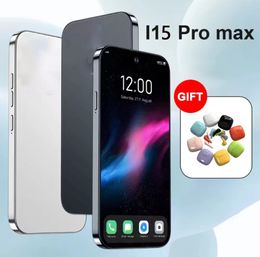 i15 pro max cell phones 7.3 inch smartphone 4G LTE 5G smartphones 16GB RAM 1TB Camera 48MP 108MP Face ID GPS Octa Core android mobile phone High configuration High specs