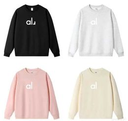 Al Women Yoga Outfit Perfectly Oversized Sweatshirts Sweater Loose Long Sleeve Short Sleeves Crop Top Fitness Workout Crew Neck Blouse Gym Ladies Womens Hoodi CNM1