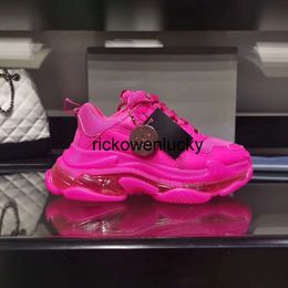 Balencig Pink balencigaa Triple designer S Designers Shoes Men Triple S Clear Sole Sneakers Luxury Casual Shoes Outdoor Gear Low Top Hiking Shoes Outdoor Gear