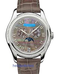 Potiky Phelipel watch luxury designer Shot New 18K Platinum Diamond Set Automatic Mechanical Watch Womens Watch ZKTU