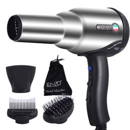 Metal Body Salon Professional Hair Dryer Six-speed Control Anion Hairs Dryer Strong Wind Thermostatic Hair Care Blow Drier 240601