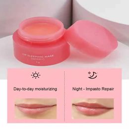 Lip Balm 3g 1 night sleep care Moisturising lipstick cleaning dead skin fade lip line lipstick Korean lip care TSLM2 Q240603