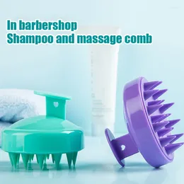 Bath Accessory Set Shampoo Artefact Head Massage Comb Soft Rubber Cleaning Care Bathroom Accessoriestool