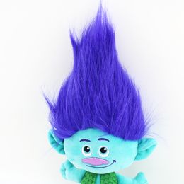 Wholesale Cute Blue Hair Boy Plush Toy Children's Game Playmate Holiday Gift Doll Machine Prizes Claw Machine Dolls