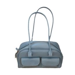 새로운 한국 패션 토트 백 다목적 미니멀리스트 겨드랑이 가방 대기업 통근 가방 높은 감각 핸드백 작은 통근 가방