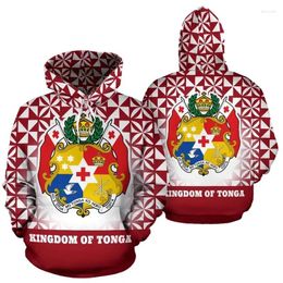 Men's Hoodies 3D Print Coat Of Arms Tapa Tonga Hoodie National Day Polynesian Men Fashion Tops Spring Long Sleeves Sweatshirt