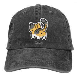 Ball Caps Adjustable Solid Color Baseball Cap Dat Washed Cotton Neko Atsume Kitty Collector Funny Games Sports Woman Hat