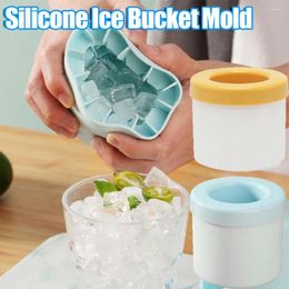 Baking Moulds Ice Bucket Cup Mold Silicone 60 Cube Tray Food Grade Quickly Freeze Maker Whiskey Kitchen Tool