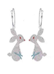 You Are My Glory Qiao Jingjing Dili Geba Same Earrings Lovely Little Rabbit Diamond Versatile Earrings1079063