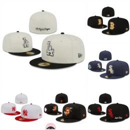 Caps Designer hat baskball Caps Letter Flat Peak Embroidery Sun Closed Beanies Flat Peak For Men Women Full Closed Size 78