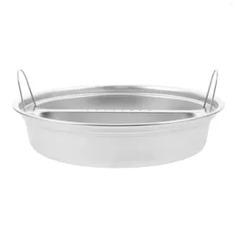 Double Boilers Stainless Steel Steamer Steaming Basket Supply Rice Cooker For Bowl Reusable Food Rack Household