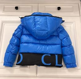 Babykleidung Schichten Kinder Kleidung Kid Designer Coat Mädchen Jungen Klopfen Luxus Patchwork Spleißen Buchstaben 90% weißer Ente Down Windschutz und Kaltproof 012