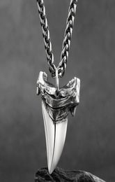 Collana d'argento dente per uomini Gioielli a sospensione in argento Ippop Cultura di strada MyGrillz LJ2010161525868