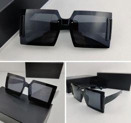 Square Designer Sunglasses for Women Men Big Flat Top Fashion Shield Large UV Protection Rimless Shades1188582