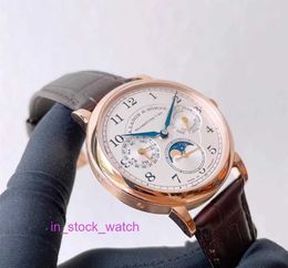 Alengey watch luxury designerComplete box 1815 18k rose gold manual mechanical watch mens watch 238 032