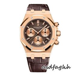 Swiss Watch Mens Luxury Sports Wrist Watch Royal Oak Series Box Certificate 41mm Automatic Mechanical Mens Watch 26239OR