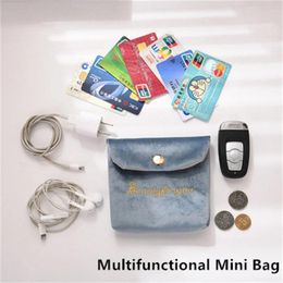 Toiletry Kits Mini Napkin Sanitary Pad Pouch Women Girl Towel Storage Bag Coin Purse Lipstick Headphone Case Holder Bags
