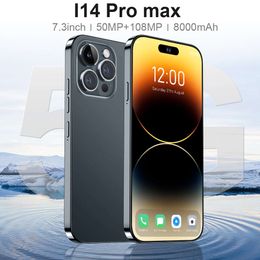 PIN- New i4 smartphone i14 Pro Max (3+64G) 7.3-inch large screen 4G Android phone