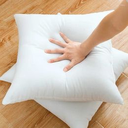 Pillow Classic Solid White S For Sofa Home Decor Throw Core PP Cotton Filling Head Insert Car JF034