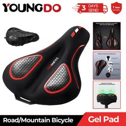 YOUNGDO Bike Seat Comfortable Breathable Bicycle Saddle Cushion for MTB Mountain Road Bicycle Accessories Cycling Padded Cover 240523